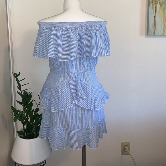 Off the Shoulder Ruffle Minidress - Picture 3 of 5